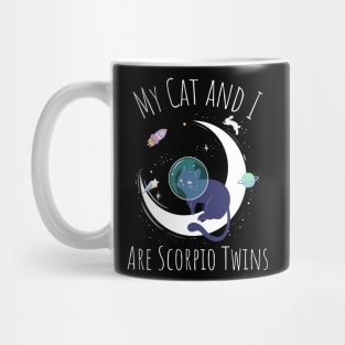 Zodiac Shirts: Scorpio cat Mug